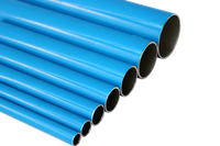 Tubo de liga de alumínio azul