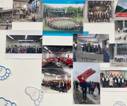 Equipe de atendimento ao cliente da FSTPipe para tubulação de ar comprimida